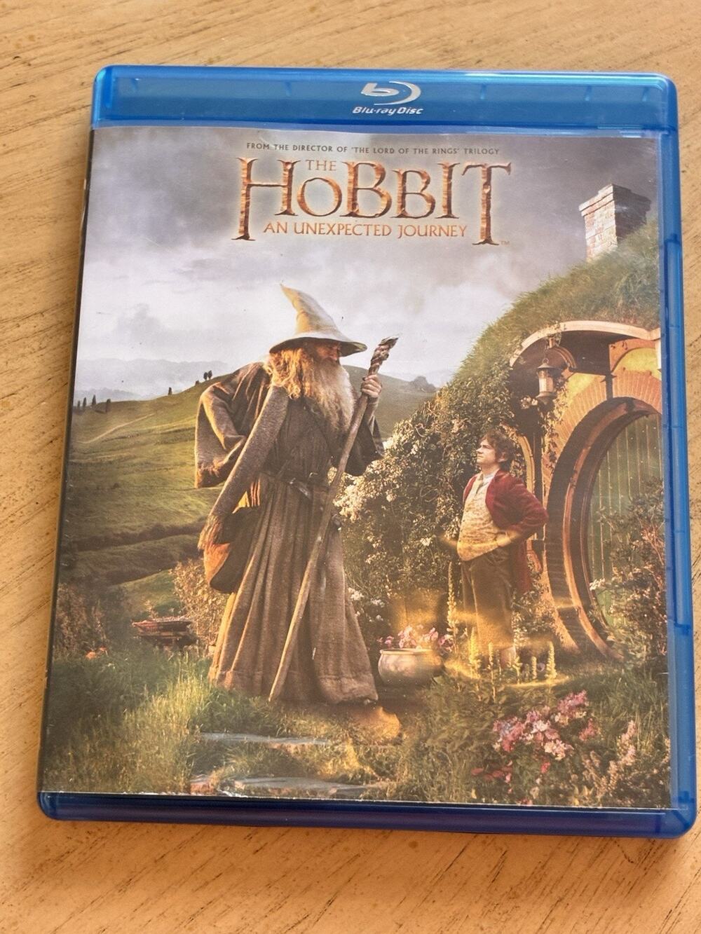 The Hobbit: An Unexpected Journey (Blu-ray/DVD, 2013, 3-Disc Set) MINT